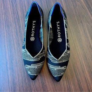 Rothy’s Points in Golden Shimmer